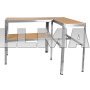 Полка складская 180 х 90 х 40 см Malatec 23768